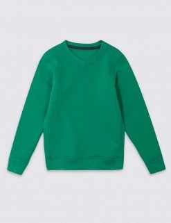 M&S Collection Jumpers Unisex V Neck Sweatshirt (2-16 Yrs) 9 M&S Collection Jumpers Unisex V Neck Sweatshirt (2-16 Yrs) -SCHOOL UNIFORM Sales SD 04 T93 1811 KF X EC 90