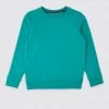 M&S Collection PE Kit Unisex Crew Neck Sweatshirt (2-16 Yrs) -SCHOOL UNIFORM Sales SD 04 T93 1814 XS X EC 90