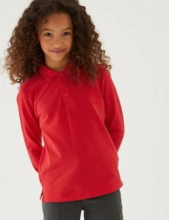Polo-shirts Unisex Long Sleeve Polo Shirt (2-16 Yrs) 43 Polo-shirts Unisex Long Sleeve Polo Shirt (2-16 Yrs) -SCHOOL UNIFORM Sales SD 04 T93 2081 B0 X EC 1