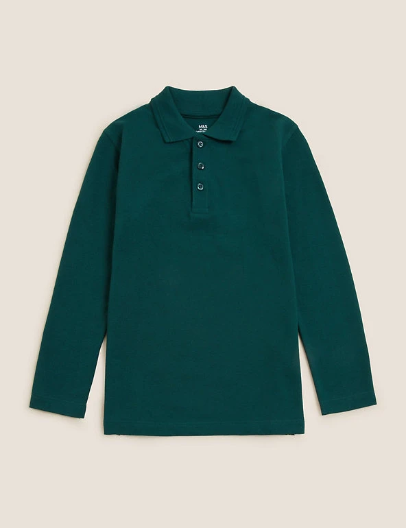 Polo-shirts Unisex Long Sleeve Polo Shirt (2-16 Yrs) 34 Polo-shirts Unisex Long Sleeve Polo Shirt (2-16 Yrs) - Image 32