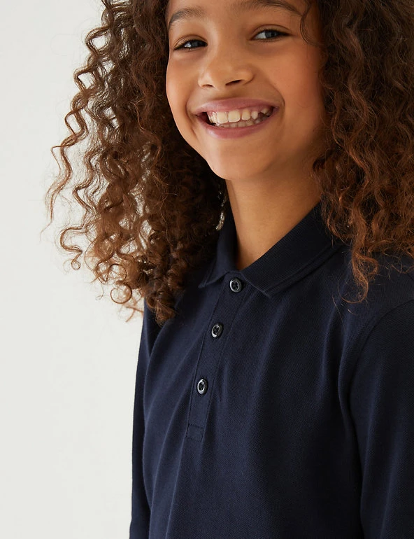 Polo-shirts Unisex Long Sleeve Polo Shirt (2-16 Yrs) 32 Polo-shirts Unisex Long Sleeve Polo Shirt (2-16 Yrs) - Image 30