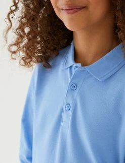 Polo-shirts Unisex Long Sleeve Polo Shirt (2-16 Yrs) 51 Polo-shirts Unisex Long Sleeve Polo Shirt (2-16 Yrs) -SCHOOL UNIFORM Sales SD 04 T93 2081 QE X EC 3