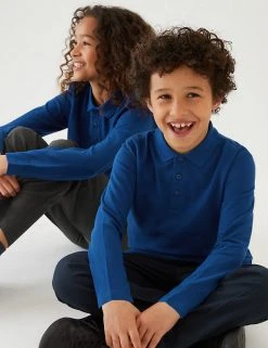 Polo-shirts Unisex Long Sleeve Polo Shirt (2-16 Yrs) 53 Polo-shirts Unisex Long Sleeve Polo Shirt (2-16 Yrs) -SCHOOL UNIFORM Sales SD 04 T93 2081 RA X EC 0