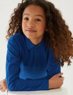 Polo-shirts Unisex Long Sleeve Polo Shirt (2-16 Yrs) 56 Polo-shirts Unisex Long Sleeve Polo Shirt (2-16 Yrs) -SCHOOL UNIFORM Sales SD 04 T93 2081 RA X EC 2