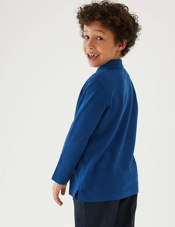 Polo-shirts Unisex Long Sleeve Polo Shirt (2-16 Yrs) 27 Polo-shirts Unisex Long Sleeve Polo Shirt (2-16 Yrs) - Image 25