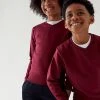 M&S Collection Jumpers Cotton Unisex V-Neck Sweatshirt (2-16 Yrs) 2 M&S Collection Jumpers Cotton Unisex V-Neck Sweatshirt (2-16 Yrs) -SCHOOL UNIFORM Sales SD 04 T93 2275 XM X EC 0