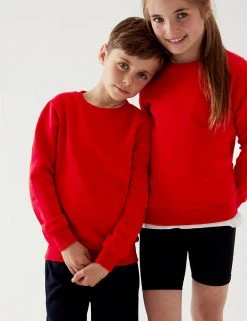 M&S Collection Jumpers School Unisex Cotton Regular Fit Sweatshirt (2-16 Yrs) 62 M&S Collection Jumpers School Unisex Cotton Regular Fit Sweatshirt (2-16 Yrs) -SCHOOL UNIFORM Sales SD 04 T93 2278 B0 X EC 0