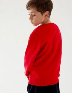 M&S Collection Jumpers School Unisex Cotton Regular Fit Sweatshirt (2-16 Yrs) 66 M&S Collection Jumpers School Unisex Cotton Regular Fit Sweatshirt (2-16 Yrs) -SCHOOL UNIFORM Sales SD 04 T93 2278 B0 X EC 3