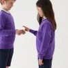 M&S Collection Jumpers School Unisex Cotton Regular Fit Sweatshirt (2-16 Yrs) -SCHOOL UNIFORM Sales SD 04 T93 2278 D0 X EC 0