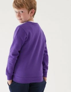 M&S Collection Jumpers School Unisex Cotton Regular Fit Sweatshirt (2-16 Yrs) 51 M&S Collection Jumpers School Unisex Cotton Regular Fit Sweatshirt (2-16 Yrs) -SCHOOL UNIFORM Sales SD 04 T93 2278 D0 X EC 3