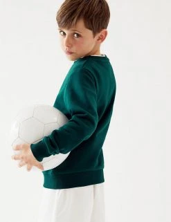 M&S Collection Jumpers School Unisex Cotton Regular Fit Sweatshirt (2-16 Yrs) 86 M&S Collection Jumpers School Unisex Cotton Regular Fit Sweatshirt (2-16 Yrs) -SCHOOL UNIFORM Sales SD 04 T93 2278 EE X EC 3