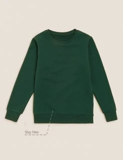 M&S Collection Jumpers School Unisex Cotton Regular Fit Sweatshirt (2-16 Yrs) 83 M&S Collection Jumpers School Unisex Cotton Regular Fit Sweatshirt (2-16 Yrs) -SCHOOL UNIFORM Sales SD 04 T93 2278 EE X EC 90