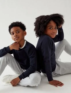 M&S Collection Jumpers School Unisex Cotton Regular Fit Sweatshirt (2-16 Yrs) 77 M&S Collection Jumpers School Unisex Cotton Regular Fit Sweatshirt (2-16 Yrs) -SCHOOL UNIFORM Sales SD 04 T93 2278 F3 X EC 0
