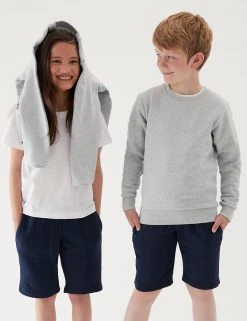 M&S Collection Jumpers School Unisex Cotton Regular Fit Sweatshirt (2-16 Yrs) 57 M&S Collection Jumpers School Unisex Cotton Regular Fit Sweatshirt (2-16 Yrs) -SCHOOL UNIFORM Sales SD 04 T93 2278 UT X EC 0