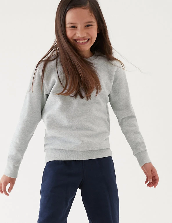 M&S Collection Jumpers School Unisex Cotton Regular Fit Sweatshirt (2-16 Yrs) 16 M&S Collection Jumpers School Unisex Cotton Regular Fit Sweatshirt (2-16 Yrs) - Image 14
