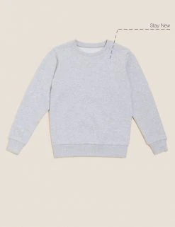 M&S Collection Jumpers School Unisex Cotton Regular Fit Sweatshirt (2-16 Yrs) 58 M&S Collection Jumpers School Unisex Cotton Regular Fit Sweatshirt (2-16 Yrs) -SCHOOL UNIFORM Sales SD 04 T93 2278 UT X EC 90