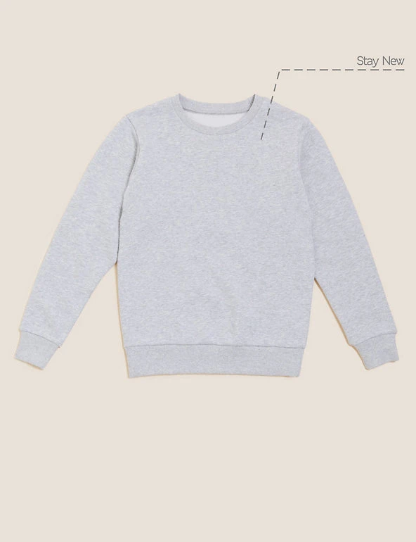 M&S Collection Jumpers School Unisex Cotton Regular Fit Sweatshirt (2-16 Yrs) 14 M&S Collection Jumpers School Unisex Cotton Regular Fit Sweatshirt (2-16 Yrs) - Image 12