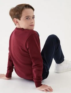 M&S Collection Jumpers School Unisex Cotton Regular Fit Sweatshirt (2-16 Yrs) 71 M&S Collection Jumpers School Unisex Cotton Regular Fit Sweatshirt (2-16 Yrs) -SCHOOL UNIFORM Sales SD 04 T93 2278 XM X EC 3