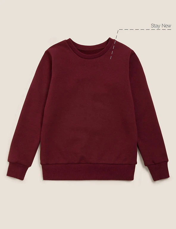 M&S Collection Jumpers School Unisex Cotton Regular Fit Sweatshirt (2-16 Yrs) 24 M&S Collection Jumpers School Unisex Cotton Regular Fit Sweatshirt (2-16 Yrs) - Image 22
