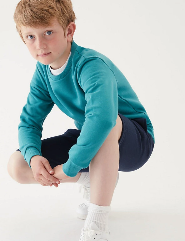 M&S Collection Jumpers School Unisex Cotton Regular Fit Sweatshirt (2-16 Yrs) 46 M&S Collection Jumpers School Unisex Cotton Regular Fit Sweatshirt (2-16 Yrs) - Image 44