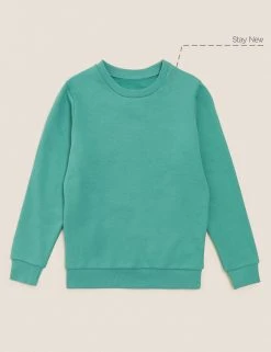 M&S Collection Jumpers School Unisex Cotton Regular Fit Sweatshirt (2-16 Yrs) 88 M&S Collection Jumpers School Unisex Cotton Regular Fit Sweatshirt (2-16 Yrs) -SCHOOL UNIFORM Sales SD 04 T93 2278 XS X EC 90