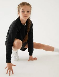 M&S Collection Jumpers School Unisex Cotton Regular Fit Sweatshirt (2-16 Yrs) 55 M&S Collection Jumpers School Unisex Cotton Regular Fit Sweatshirt (2-16 Yrs) -SCHOOL UNIFORM Sales SD 04 T93 2278 Y0 X EC 2