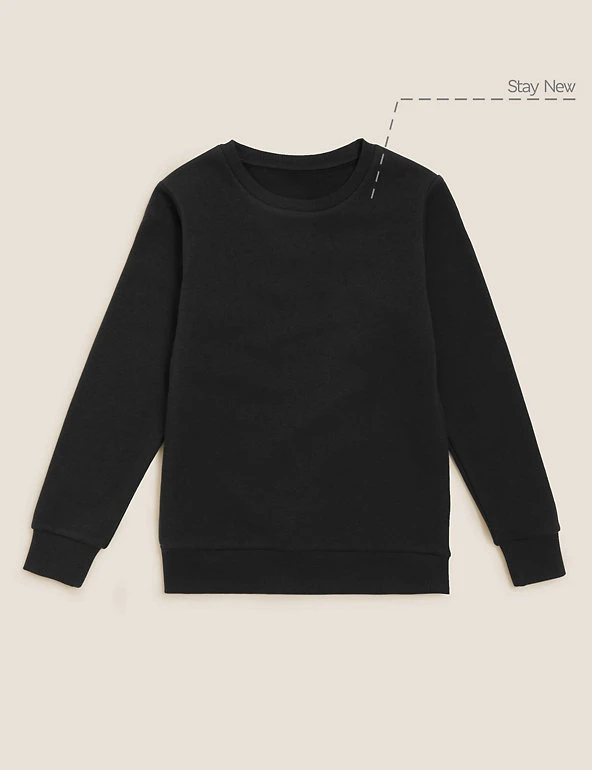 M&S Collection Jumpers School Unisex Cotton Regular Fit Sweatshirt (2-16 Yrs) 9 M&S Collection Jumpers School Unisex Cotton Regular Fit Sweatshirt (2-16 Yrs) - Image 7