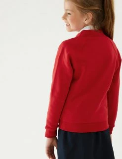 M&S Collection Cardigans Girls' Cotton Regular Fit School Cardigan (2-16 Yrs) -SCHOOL UNIFORM Sales SD 04 T93 2279 B0 X EC 2