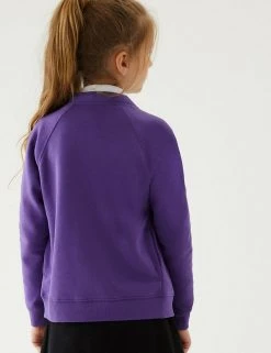 M&S Collection Cardigans Girls' Cotton Regular Fit School Cardigan (2-16 Yrs) -SCHOOL UNIFORM Sales SD 04 T93 2279 D0 X EC 2