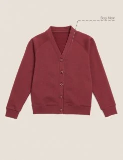 M&S Collection Cardigans Girls' Cotton Regular Fit School Cardigan (2-16 Yrs) -SCHOOL UNIFORM Sales SD 04 T93 2279 XM X EC 90