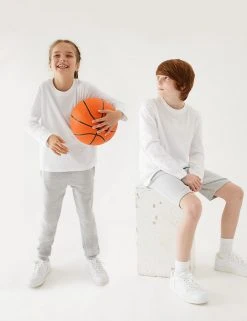 M&S Collection Polo-shirts Unisex Pure Cotton StayNew™ T-Shirt (2-16 Yrs)