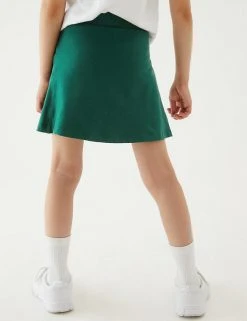 M&S Collection Shorts Girls' Cotton With Stretch Sports Skorts (2-16 Yrs) -SCHOOL UNIFORM Sales SD 04 T93 5252 EE X EC 3