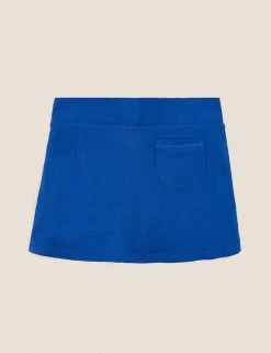 M&S Collection Shorts Girls' Cotton With Stretch Sports Skorts (2-16 Yrs) -SCHOOL UNIFORM Sales SD 04 T93 5252 RA X EC 90