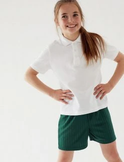 M&S Collection Unisex Sports Shorts (2-16 Yrs) 52 M&S Collection Unisex Sports Shorts (2-16 Yrs) -SCHOOL UNIFORM Sales SD 04 T93 5253 EE X EC 1