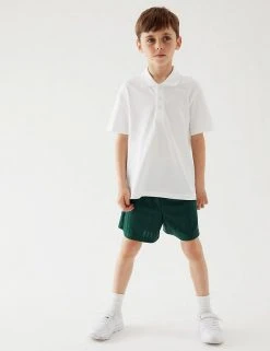 M&S Collection Unisex Sports Shorts (2-16 Yrs) 53 M&S Collection Unisex Sports Shorts (2-16 Yrs) -SCHOOL UNIFORM Sales SD 04 T93 5253 EE X EC 2