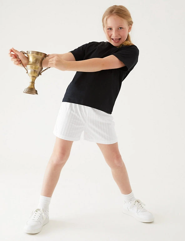 M&S Collection Unisex Sports Shorts (2-16 Yrs) 5 M&S Collection Unisex Sports Shorts (2-16 Yrs) - Image 3