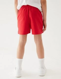 M&S Collection Unisex Pure Cotton Sports Shorts (2-16 Yrs) 45 M&S Collection Unisex Pure Cotton Sports Shorts (2-16 Yrs) -SCHOOL UNIFORM Sales SD 04 T93 5254 B0 X EC 4