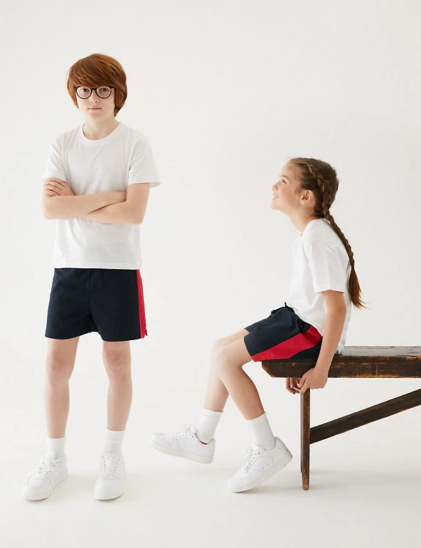 M&S Collection Unisex Pure Cotton Sports Shorts (2-16 Yrs) 15 M&S Collection Unisex Pure Cotton Sports Shorts (2-16 Yrs) - Image 13