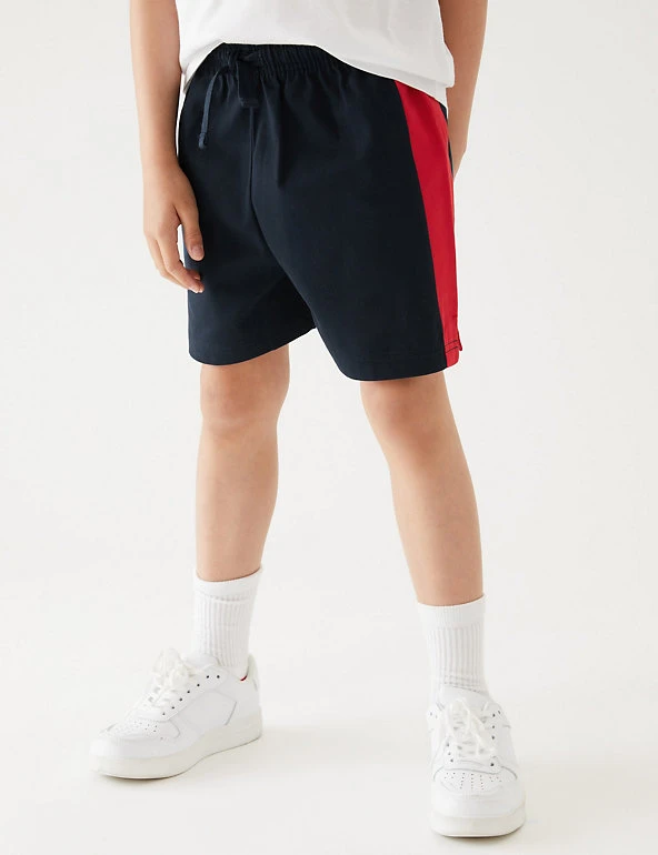 M&S Collection Unisex Pure Cotton Sports Shorts (2-16 Yrs) 19 M&S Collection Unisex Pure Cotton Sports Shorts (2-16 Yrs) - Image 17