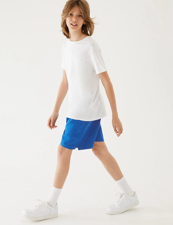 M&S Collection Unisex Pure Cotton Sports Shorts (2-16 Yrs) 29 M&S Collection Unisex Pure Cotton Sports Shorts (2-16 Yrs) - Image 27