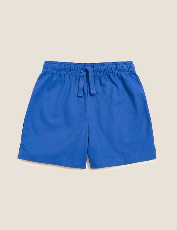 M&S Collection Unisex Pure Cotton Sports Shorts (2-16 Yrs) 28 M&S Collection Unisex Pure Cotton Sports Shorts (2-16 Yrs) - Image 26