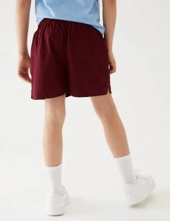 M&S Collection Unisex Pure Cotton Sports Shorts (2-16 Yrs) 39 M&S Collection Unisex Pure Cotton Sports Shorts (2-16 Yrs) -SCHOOL UNIFORM Sales SD 04 T93 5254 XM X EC 4