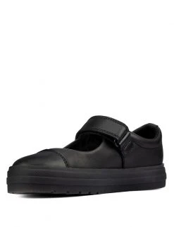 CLARKS Kids' Leather Light Up Mary Jane Shoes (Kid Size 10-2.5) -SCHOOL UNIFORM Sales SD 08 T94 3014 Y0 X EC 3