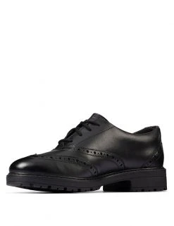 CLARKS Shoes Kids' Leather Brogues (Youth Size 3-9) -SCHOOL UNIFORM Sales SD 08 T94 3158 Y0 X EC 3